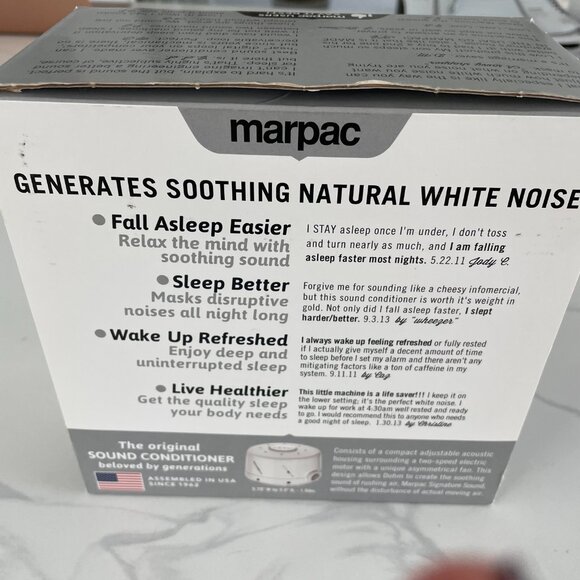 Marpac Serious Sleep Dohm White Noise Machine - New In Box - Picture 3 of 3